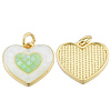 Brass Enamel Pendants KK-N227-97E-1