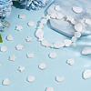 GOMAKERER 120Pcs 6 Styles Natural Shell Beads SHEL-GO0001-07-4