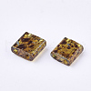 2-Hole Transparent Glass Seed Beads SEED-S023-30C-20-2
