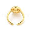 Brass Letter Open Cuff Rings for Women RJEW-G313-01O-G-3