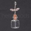 Mixed Shape Glass Bottle Big Pendants HJEW-JM00261-2