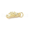 Brass Micro Pave Cubic Zirconia Charms ZIRC-I356-13G-03-2