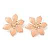 Alloy Rhinestone Stud Earrings EJEW-P310-02G-02-2