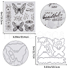 CRASPIRE 1Pc PVC Plastic Clear Stamps DIY-CP0008-79A-2