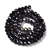 Baking Electroplate Glass Beads Strands X-DGLA-A039-J6MM-B20-2