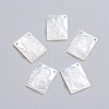Natural White Shell Mother of Pearl Shell Pendants SSHEL-I024-06-1