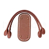 PU Leahter Knitting Crochet Oval Bags Bottom and Bag Handles PW-WGDBD8B-01-1