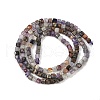 Natural Purple Fluorite Beads Strands G-RM2025-D51-3x3mm-3