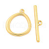 Brass Toggle Clasps KK-A223-04G-2