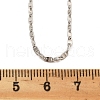 Brass Link Chain Necklaces for Women NJEW-D302-46P-5