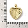 Rack Plating Brass Micro Pave Cubic Zirconia with Synthetic Opal Pendants KK-D088-30G-4