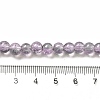 Spray Painted Crackle Glass Beads Strands CCG-Q002-6mm-02-4