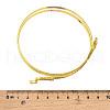 Alloy Upper Arm Open Cuff Bangles for Women BJEW-U037-01B-G-3