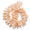 Natural Baroque Keshi Pearl Beads Strands PEAR-P064-03A-03B-3