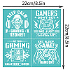 Self-Adhesive Silk Screen Printing Stencil DIY-WH0527-009-2