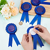 Award Ribbon Shape Tinplate Badge Pins JEWB-WH0035-01-4
