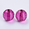 Transparent Acrylic Beads X-TACR-Q254-8mm-V65-2