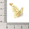 Brass Micro Pave Cubic Zirconia Pendants KK-E105-01G-02-3