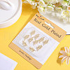 Beebeecraft 12Pcs Brass Micro Pave Cubic Zirconia Pendants KK-BBC0014-63-6