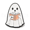 Halloween Theme Ghost Enamel Pin JEWB-E023-06EB-02-1