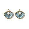 304 Stainless Steel Enamel Pendants STAS-V015-01G-1
