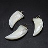 Shell Pendants SSHEL-E564-17P-1