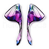 Epoxy Resin Wing Pendants RESI-TAC0021-96B-2