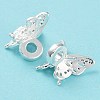 Rack Plating Brass Clear Cubic Zirconia Pendants KK-B078-03S-3