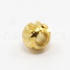 Fancy Cut Brass Round Spacer Beads KK-D333-08G-2