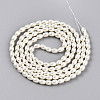 Baking Painted Pearlized Glass Pearl Bead Strands HY-T002-01C-02-1