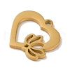 304 Stainless Steel Charms STAS-U010-02G-2