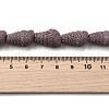 Dyed Natural Lava Rock Beads Strands G-A264-A01-01D-4