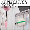 Gorgecraft 18Pcs 9 Styles Silicone Pendant SIL-GF0001-51A-5