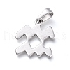 304 Stainless Steel Pendants STAS-L210-06L-P-2