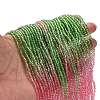 Transparent Painted Glass Beads Strands DGLA-A034-T2mm-A18-2