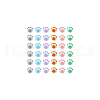 DICOSMETIC 60Pcs 6 Colors Opaque Acrylic Beads SACR-DC0001-05-6