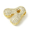 Rack Plating Brass Cubic Zirconia Pendants KK-S378-02G-A-2