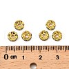 Brass Grade A Rhinestone Spacer Beads RSB028NF-10G-2