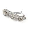 Alloy with Iron Clip Hair Barrettes PHAR-G014-03B-P-3