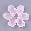 Transparent Spray Painted Glass Pendants GLAA-S183-15A-1