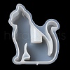 Lovely Cat Shape Candlestick Silicone Molds SIMO-C010-01D-4