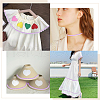 Gorgecraft Two Tone Polyester Wavy Fringe Trim Ribbon OCOR-GF0003-97F-5