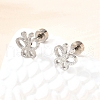 304 Stainless Steel Stud Earrings EJEW-H161-01P-C-2