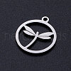 Non-Tarnish 201 Stainless Steel Pendants STAS-S105-JN368-1-2