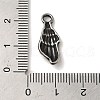 304 Stainless Steel Pendants STAS-L022-255AS-3