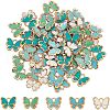 ARRICRAFT 60Pcs 5 Colors Alloy Enamel Charms FIND-AR0005-17B-1
