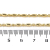 Rack Plating Brass Oval Link Chain Necklace NJEW-A035-06G-01-5