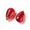 Transparent Glass Charms X-GLAA-H016-11K-2