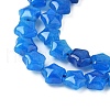 Dyed Natural Malaysia Jade Star Beads Strands G-Z080-A01-01-4
