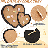 Wall Jewelry Display Cork Tray AJEW-WH0348-466D-4